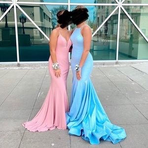 Pink prom dress. Size 4, fits true to size.